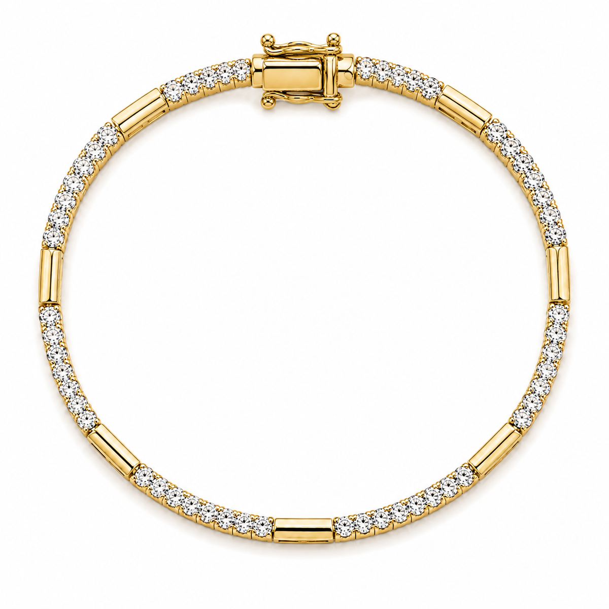 Lined Tennis Bracelet