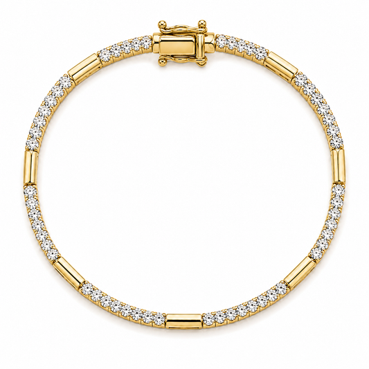 Lined Tennis Bracelet