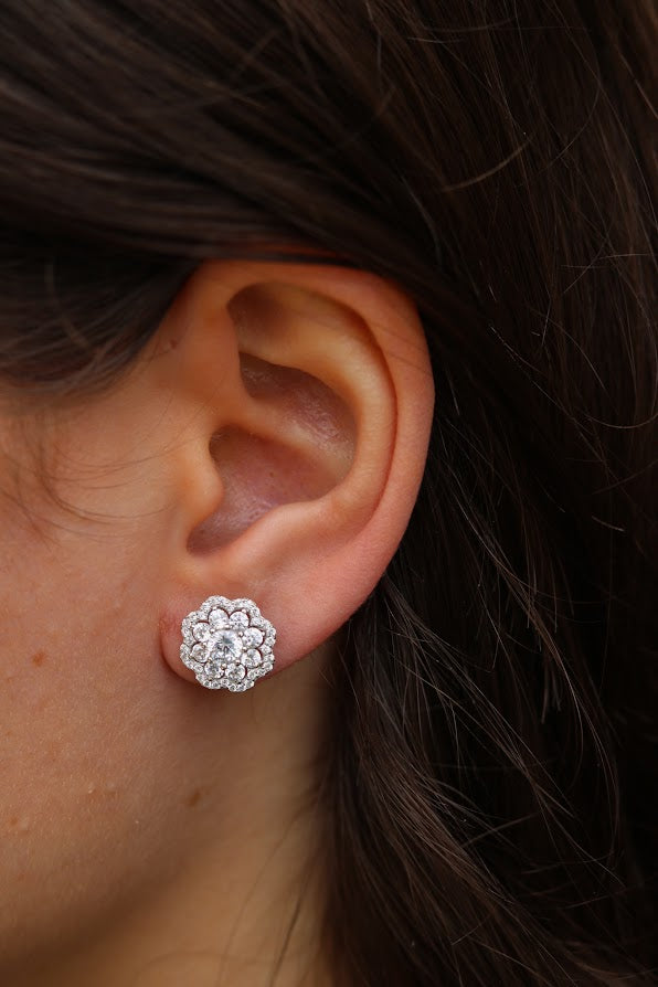 Classic Floral Detail Studs
