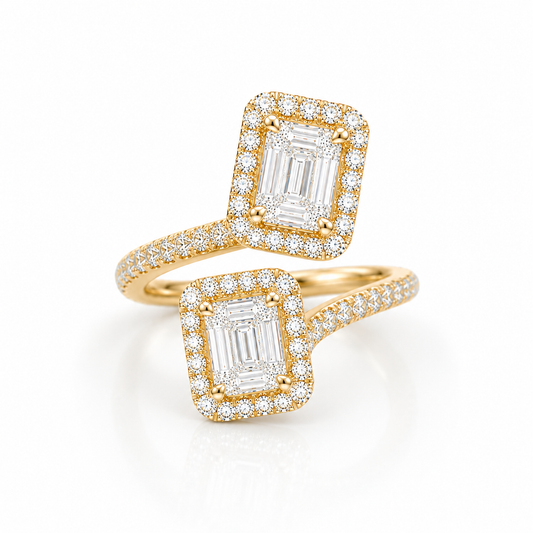 Double Baguette Ring