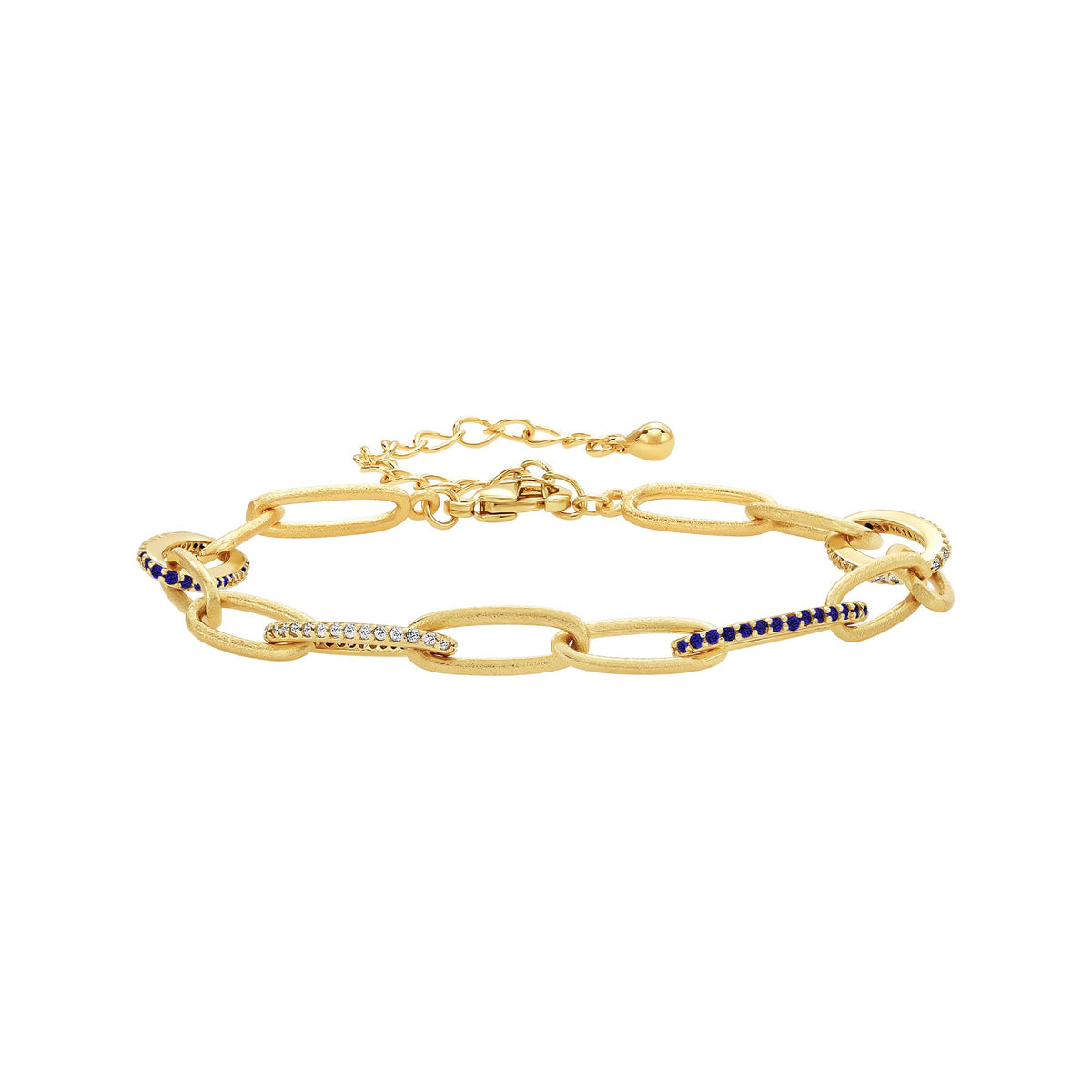 Dainty Matte Links Bracelet