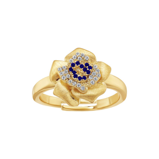 Ruffled Flower Ring
