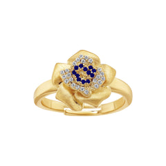 Ruffled Flower Ring