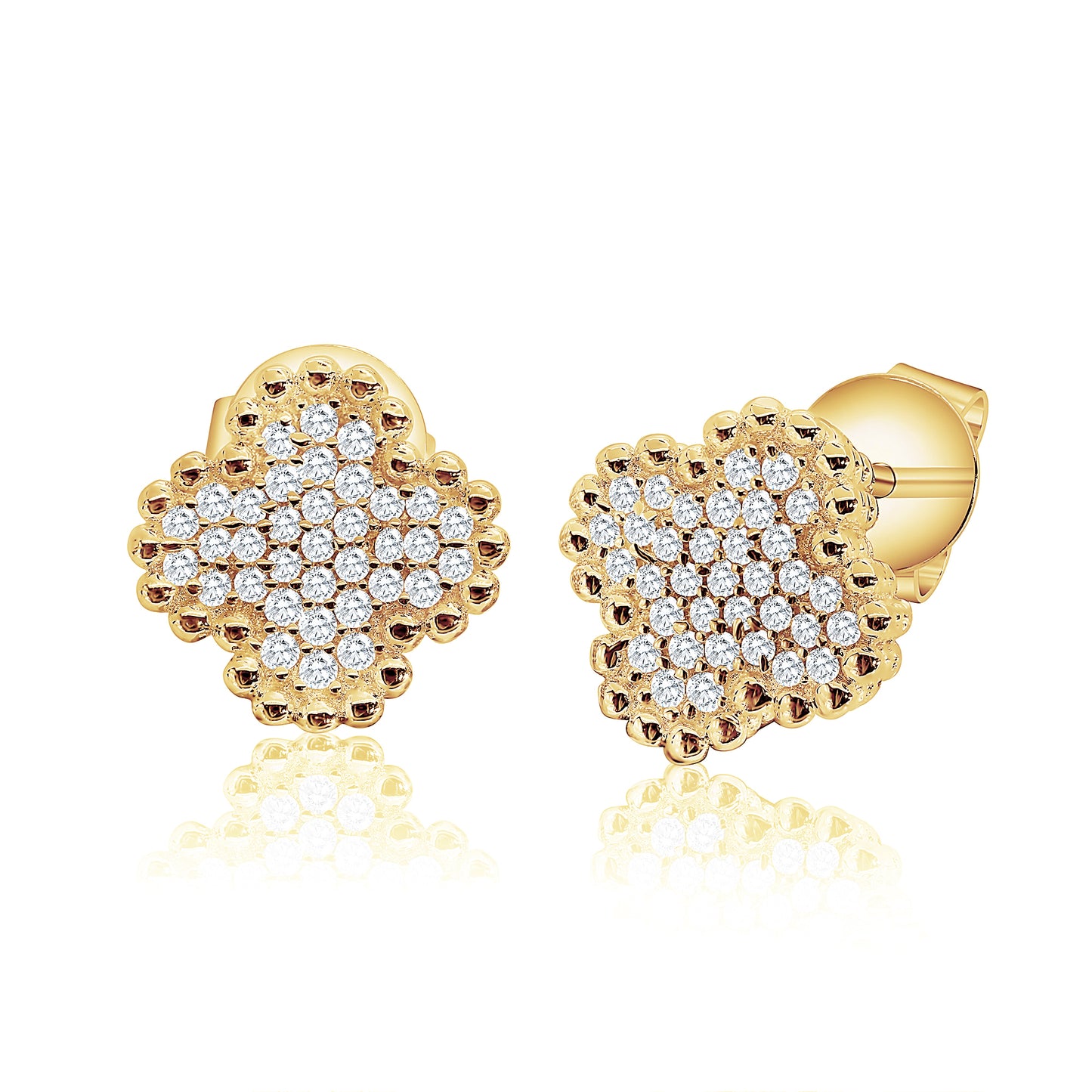 Crushed Clover Studs