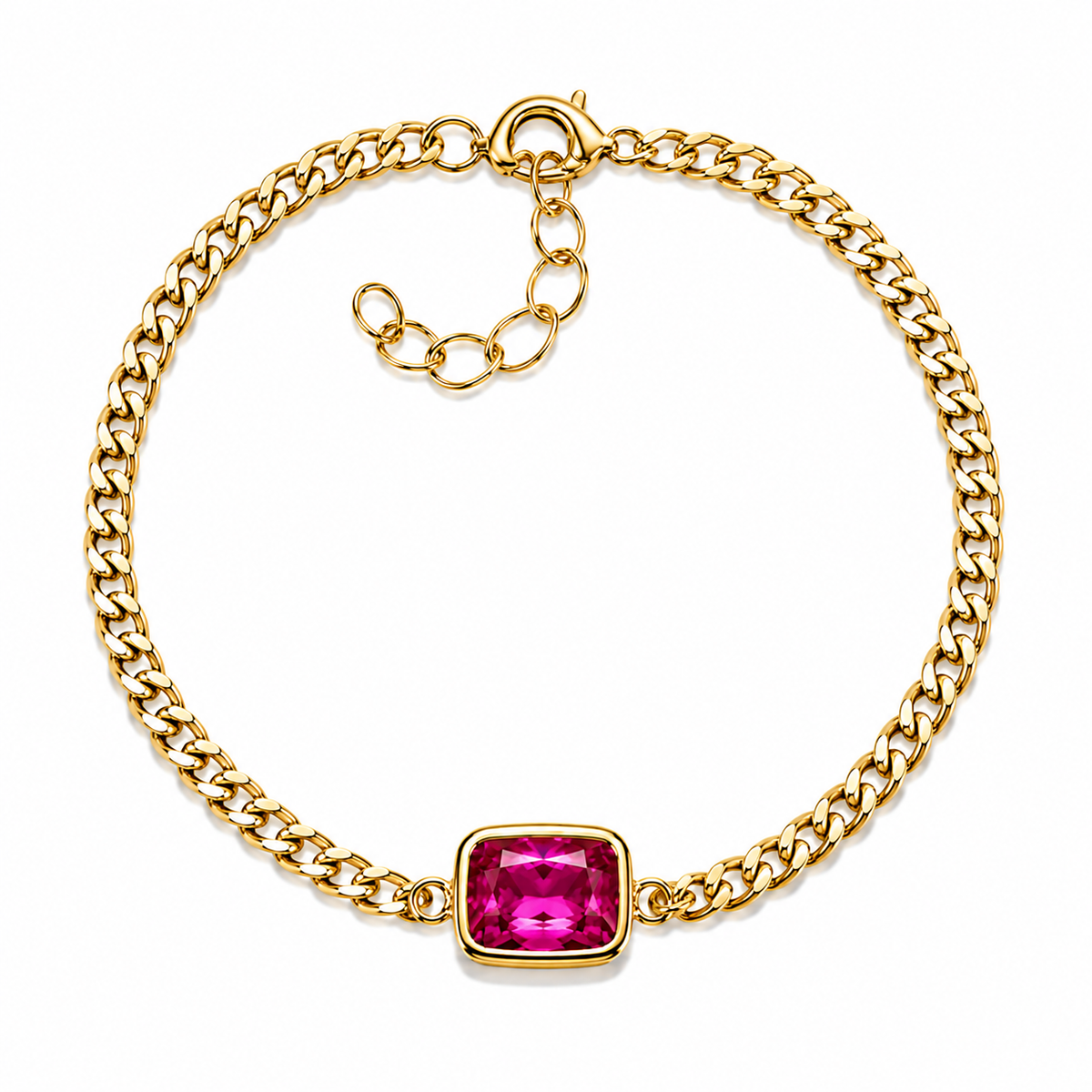 Rectangle Stone Bracelet