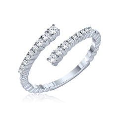 Dainty Overlap Ring