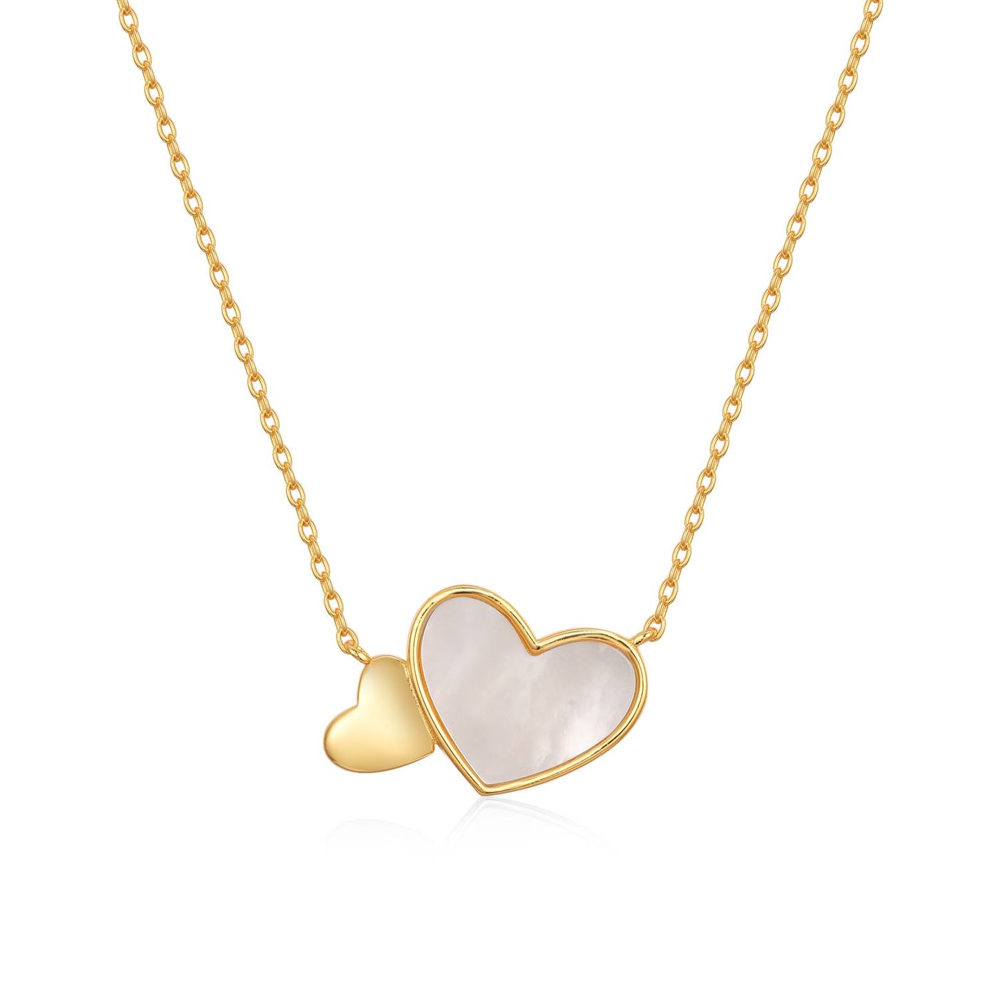 Exquisite Gold Heart Necklace