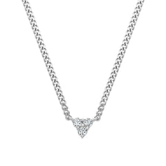Tri Stone Cluster Necklace