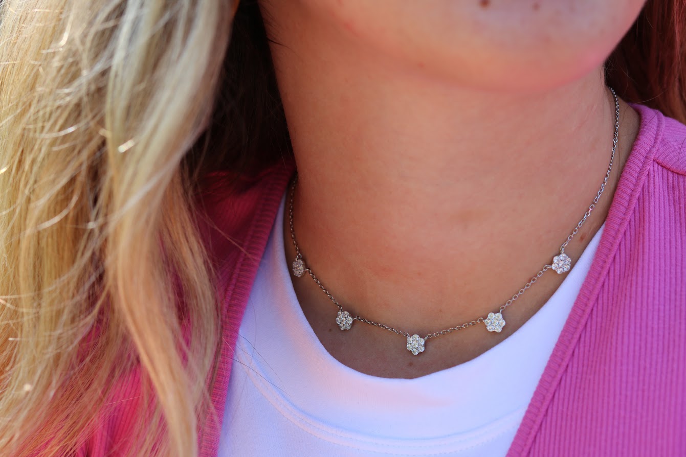 Dainty Cluster Necklace