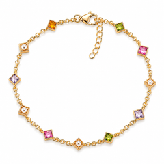 Dainty Pearl Colored Bracelet
