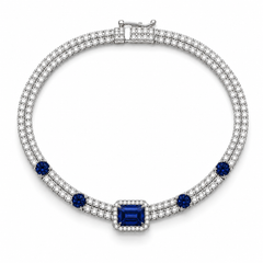 Stacked Colored Tennis Bracelet