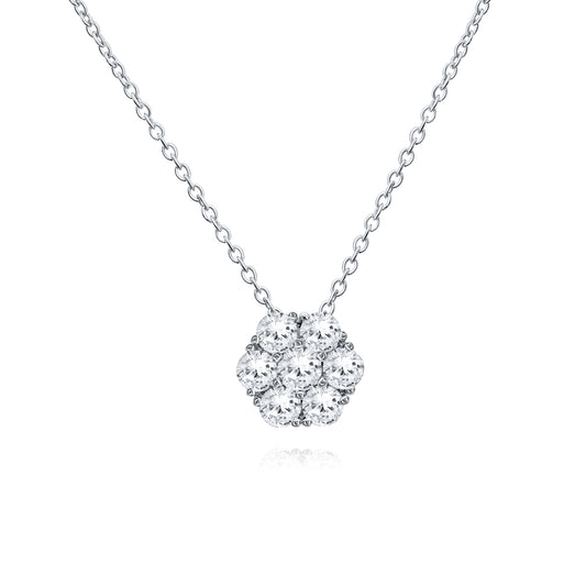 Flower Cluster Necklace