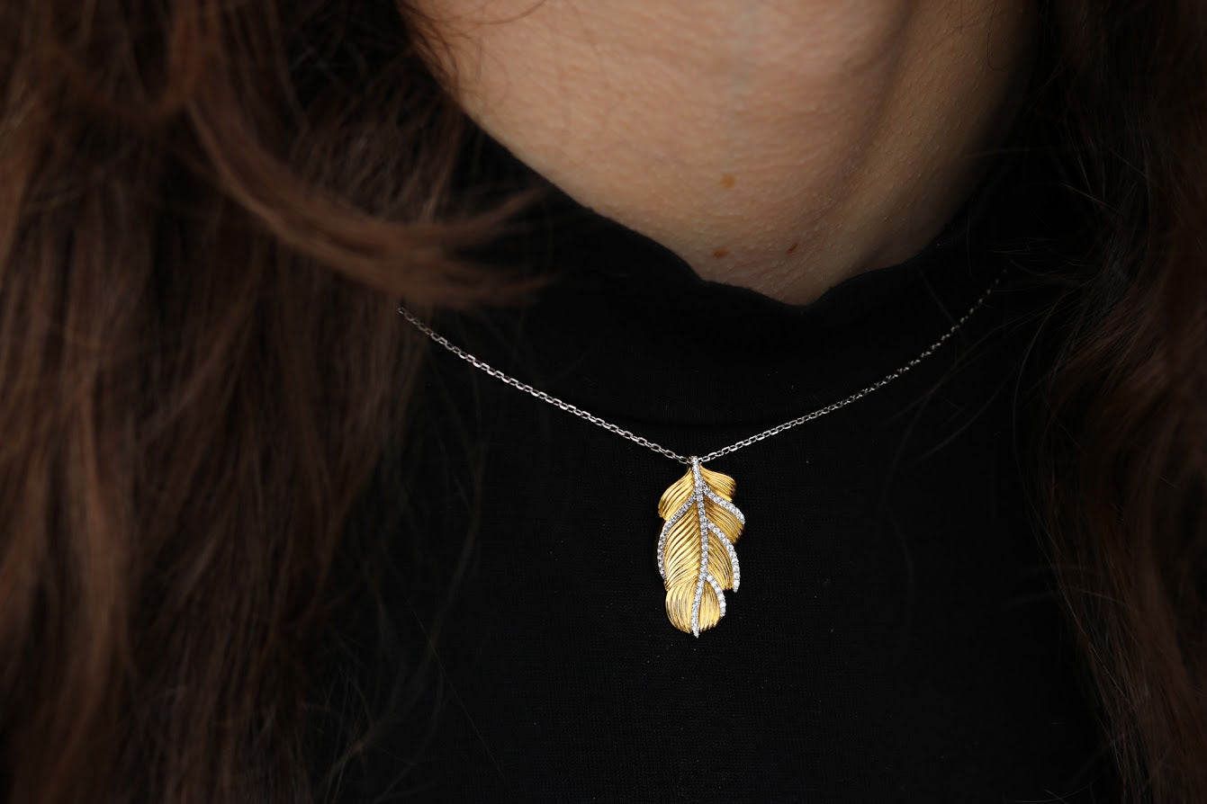Inner Leaf Necklace