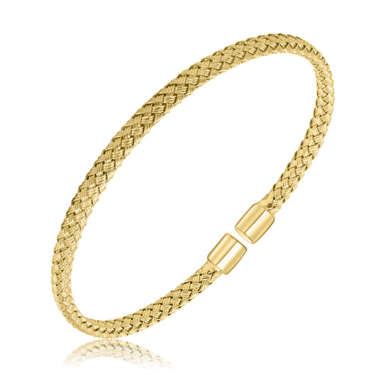 Solid Twisted Bangle