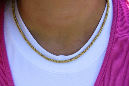 Gold Swirl Necklace