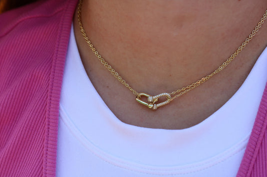 Classic Intertwined Link Necklace