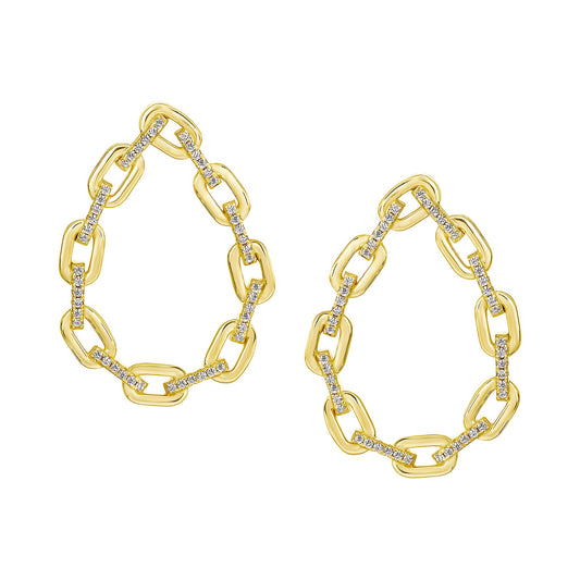 Link Teardrop Earrings
