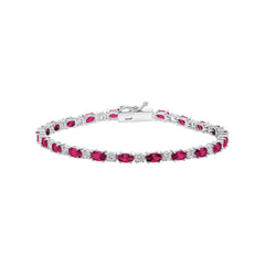 Oval Side Colored Bracelet