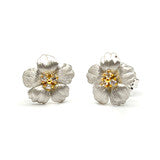 Floral Stone Detail Studs