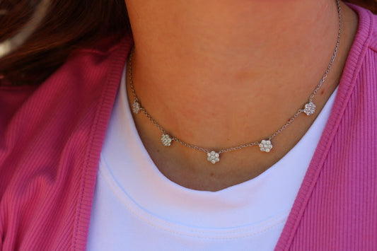 Dainty Cluster Necklace