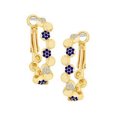 Dotted Pattern Huggie Earring