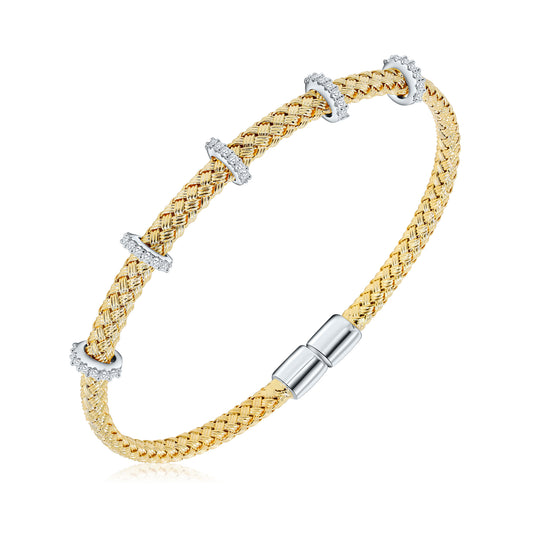 Lined Detailed Bangle