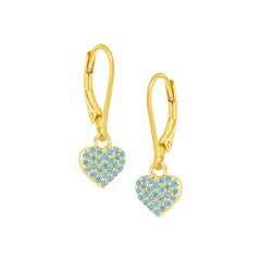 Pave Heart Earring