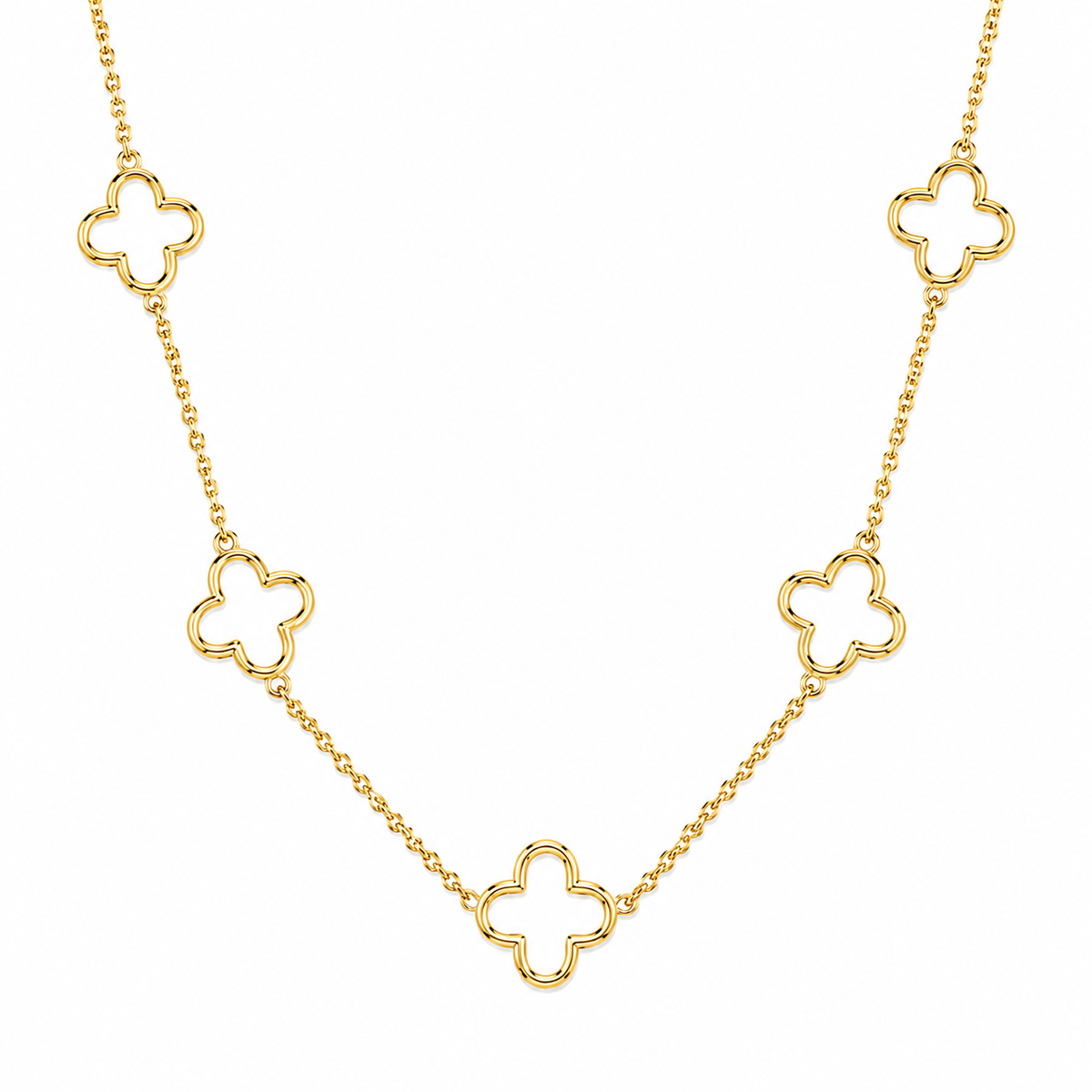 Open Clover Necklace