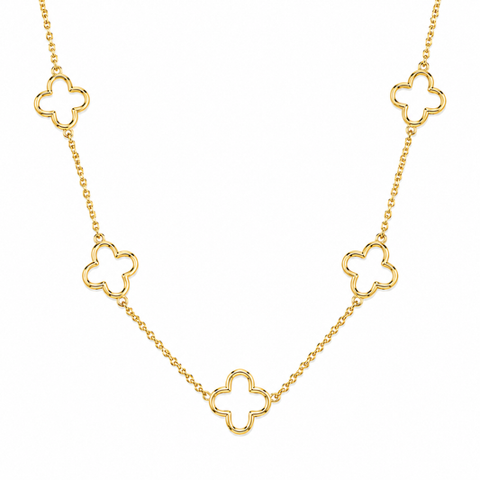 Open Clover Necklace