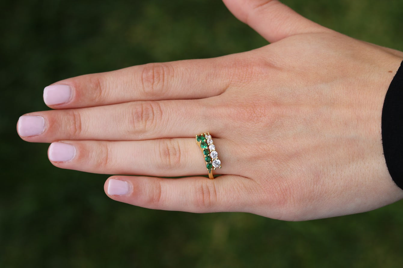 Graduating Colored Ring