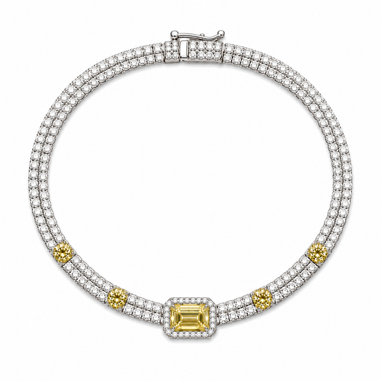 Stacked Colored Tennis Bracelet