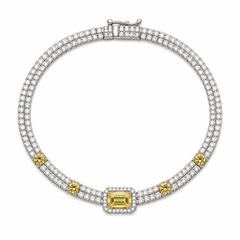Stacked Colored Tennis Bracelet