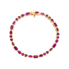 Bezel Multi Shape Bracelet