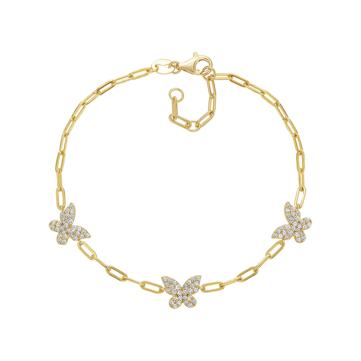 Butterfly Link Bracelet