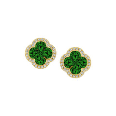 Unique Clover Studs