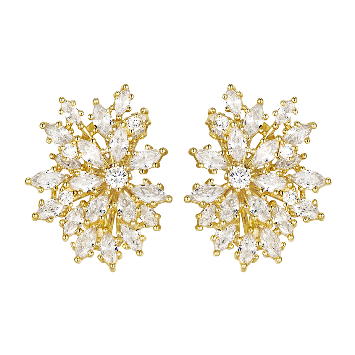 Oversized Cluster Studs