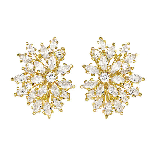 Oversized Cluster Studs