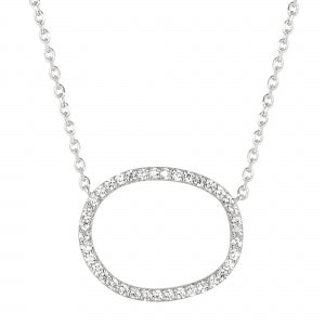 Open Oval Necklace