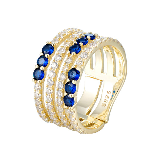 Stacked Colored Ring
