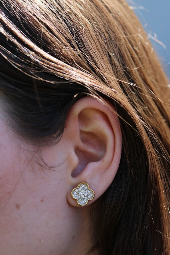 Small Inner Pave Studs