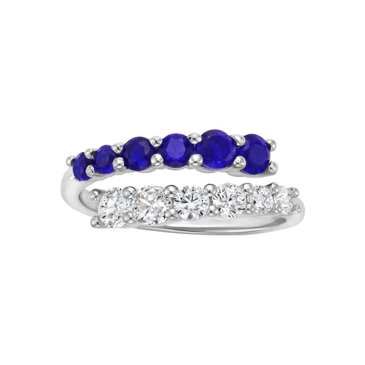 Graduating Color Curved Ring