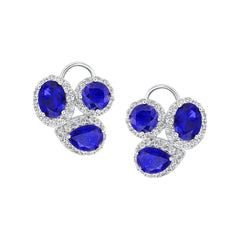 Mixed Shape Trio Stud Earrings