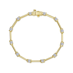 Livia Semi-Bezel Bracelet