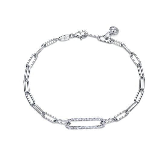 Centered Paperclip Bracelet