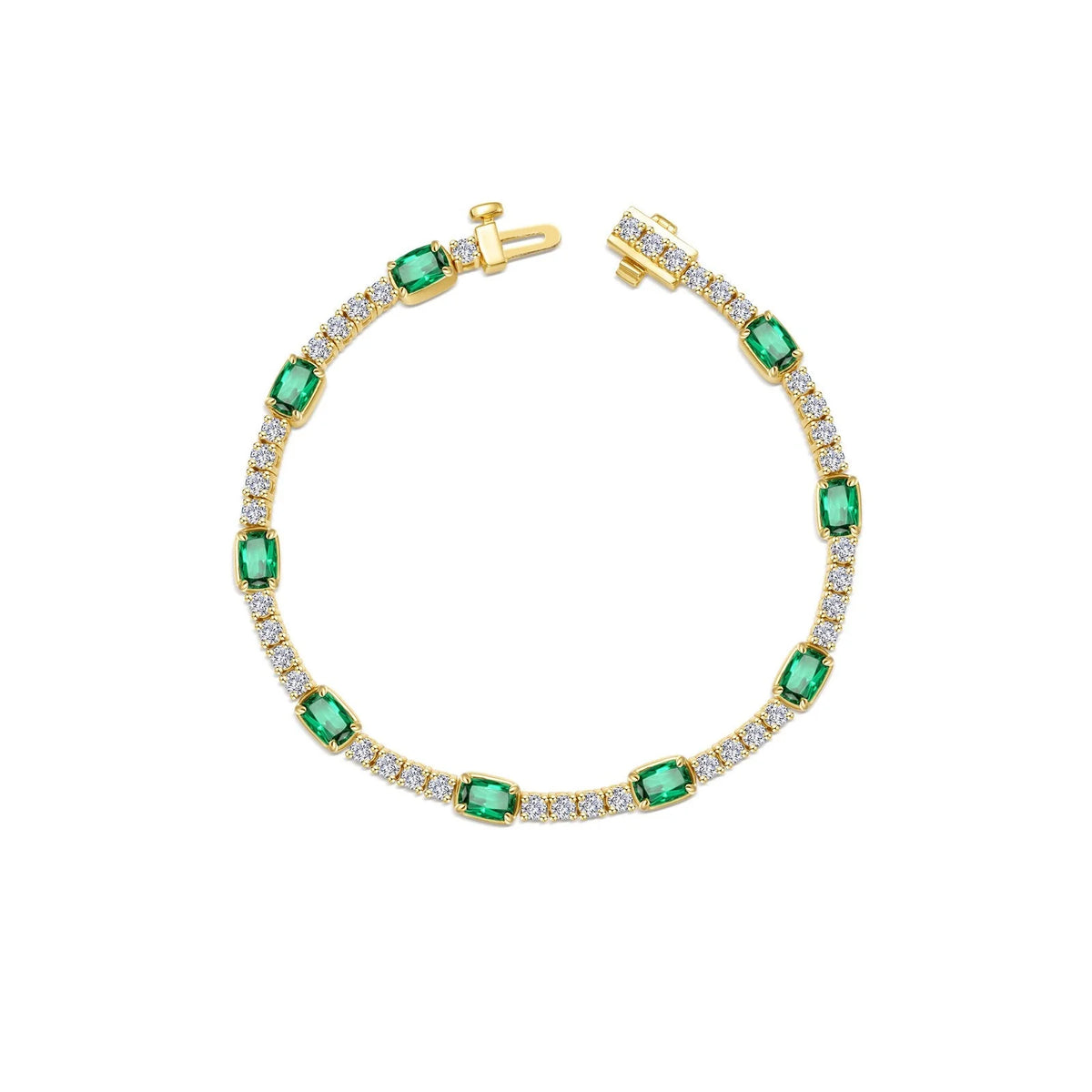 Regal Cushion-Cut Bracelet