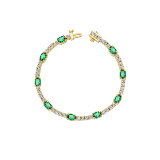 Regal Cushion-Cut Bracelet