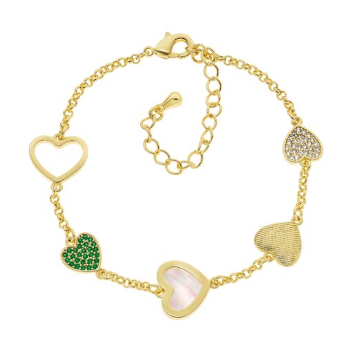 Varied Hearts Bracelet