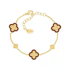 Honeycomb Clover Bracelet