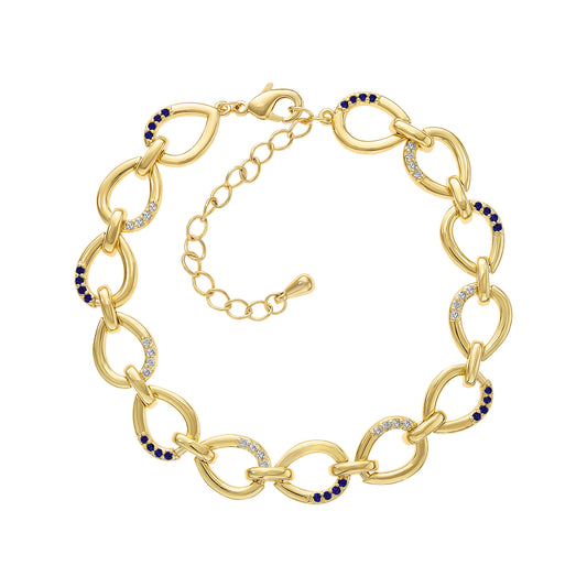 Lined Teardrop Bracelet