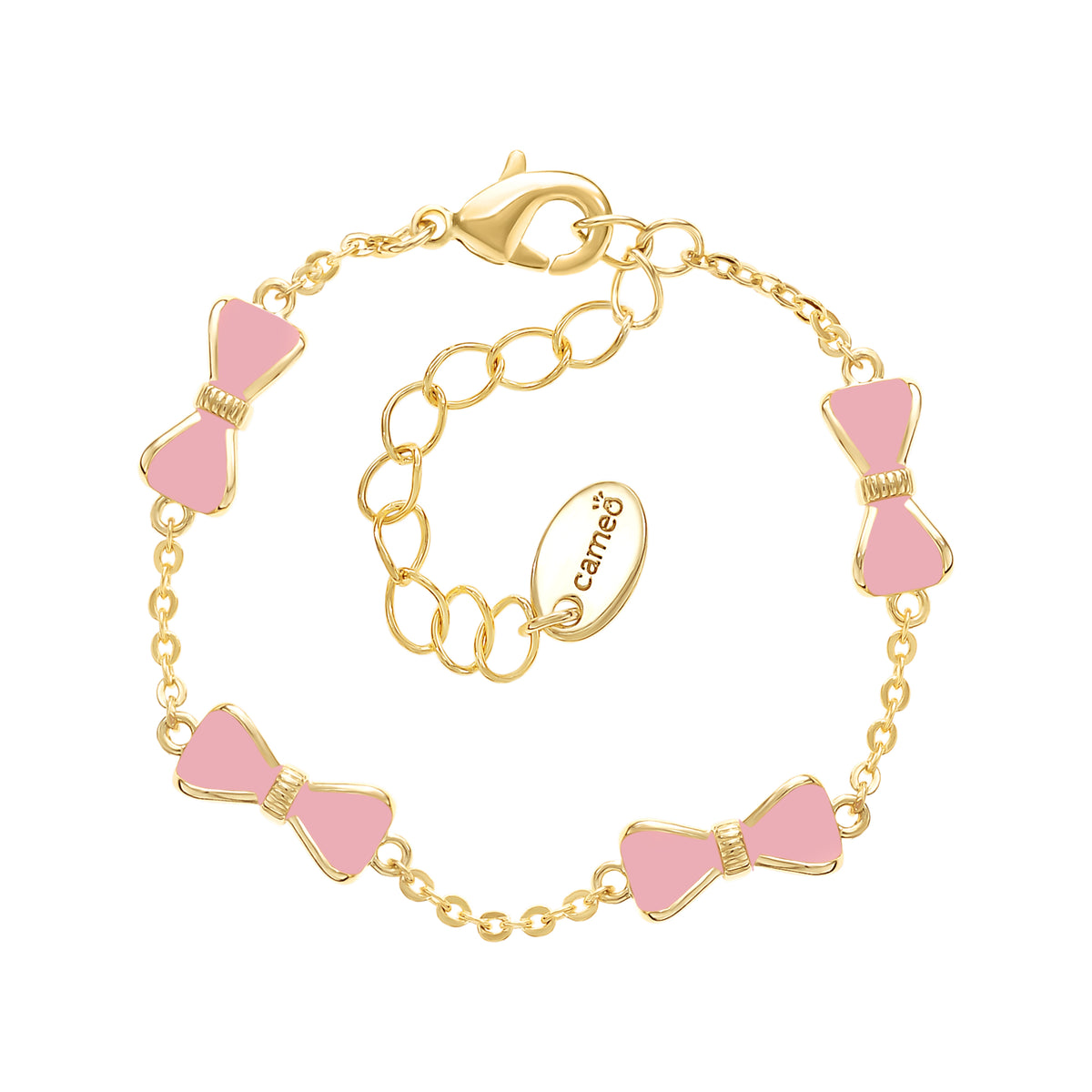 Enamel Bow Tie Bracelet